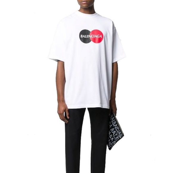 Balenciaga Unisex Oversized Uniform logo T shirt - Picture 3 of 9